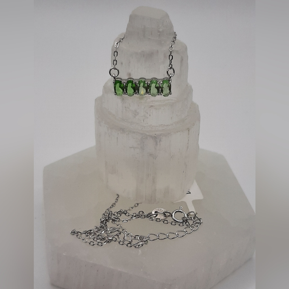 N12 Sterling Silver Birthstone Necklace- Charmed Aroma